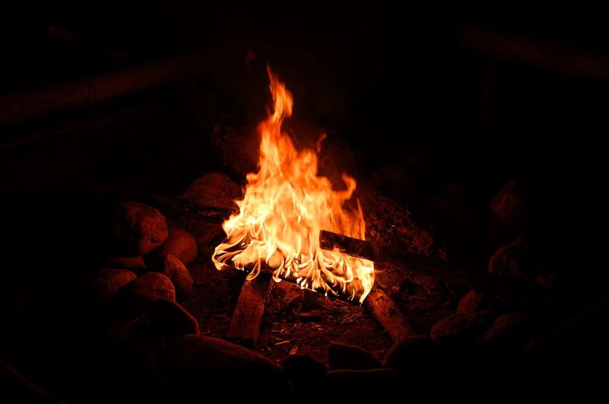 Summer,Camping,Bonfire,At,Night,,Bright,Flames summer camping bonfire at night, Bright flames